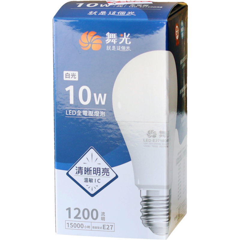 舞光10W LED燈泡(白光)