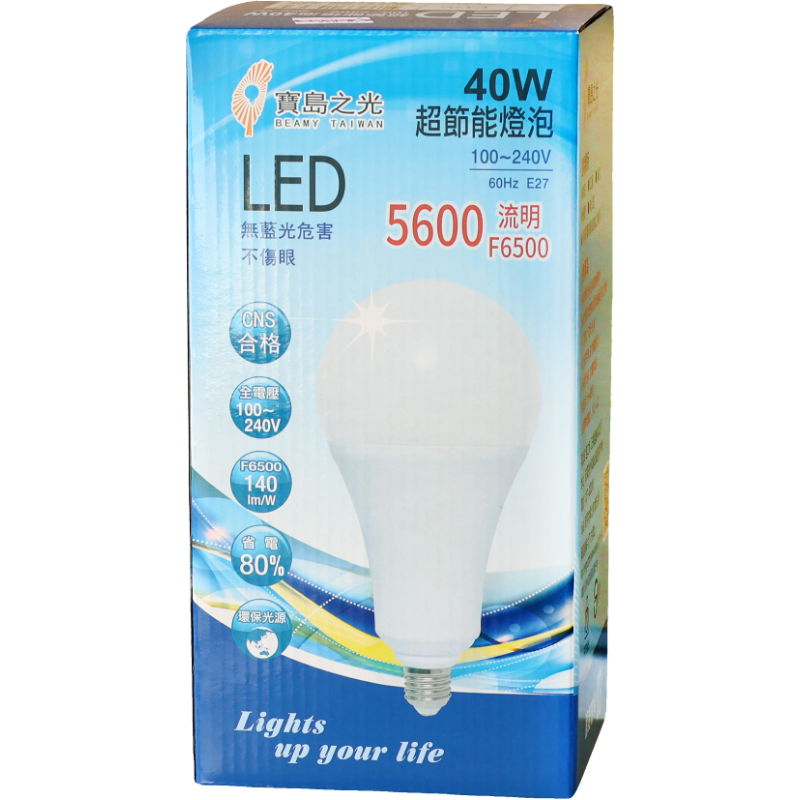 寶島之光 40W LED燈泡 白光
