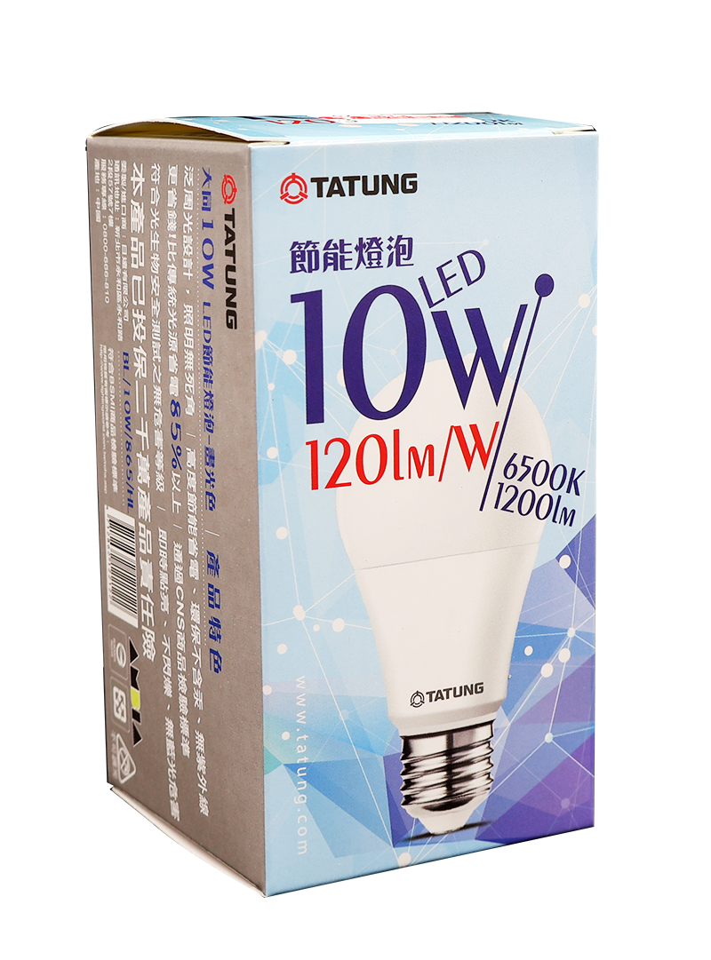 大同10W LED燈泡(白光)
