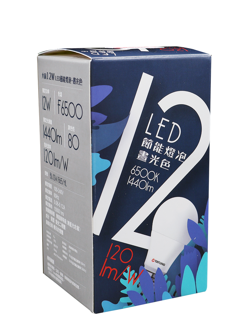 大同12W LED燈泡(白光)