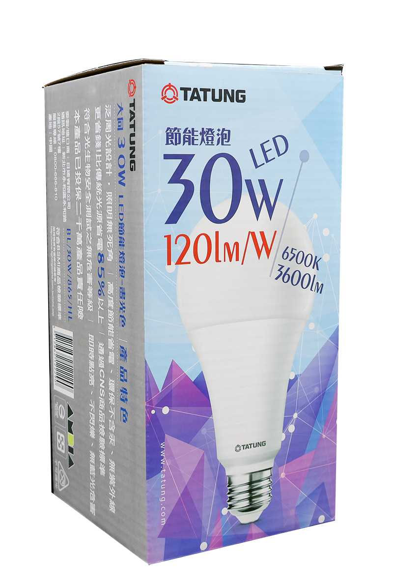 大同30W LED燈泡(白光)